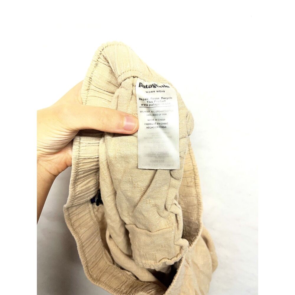 Patagonia Women's Island Hemp Baggies shorts small tuape cotton summer shorts - Picture 6 of 6
